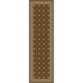 Concord Global Trading Runner Rug, 2 ft. 3 in. x 7 ft. 3 in. Ankara Pin Dot - Brown 63082